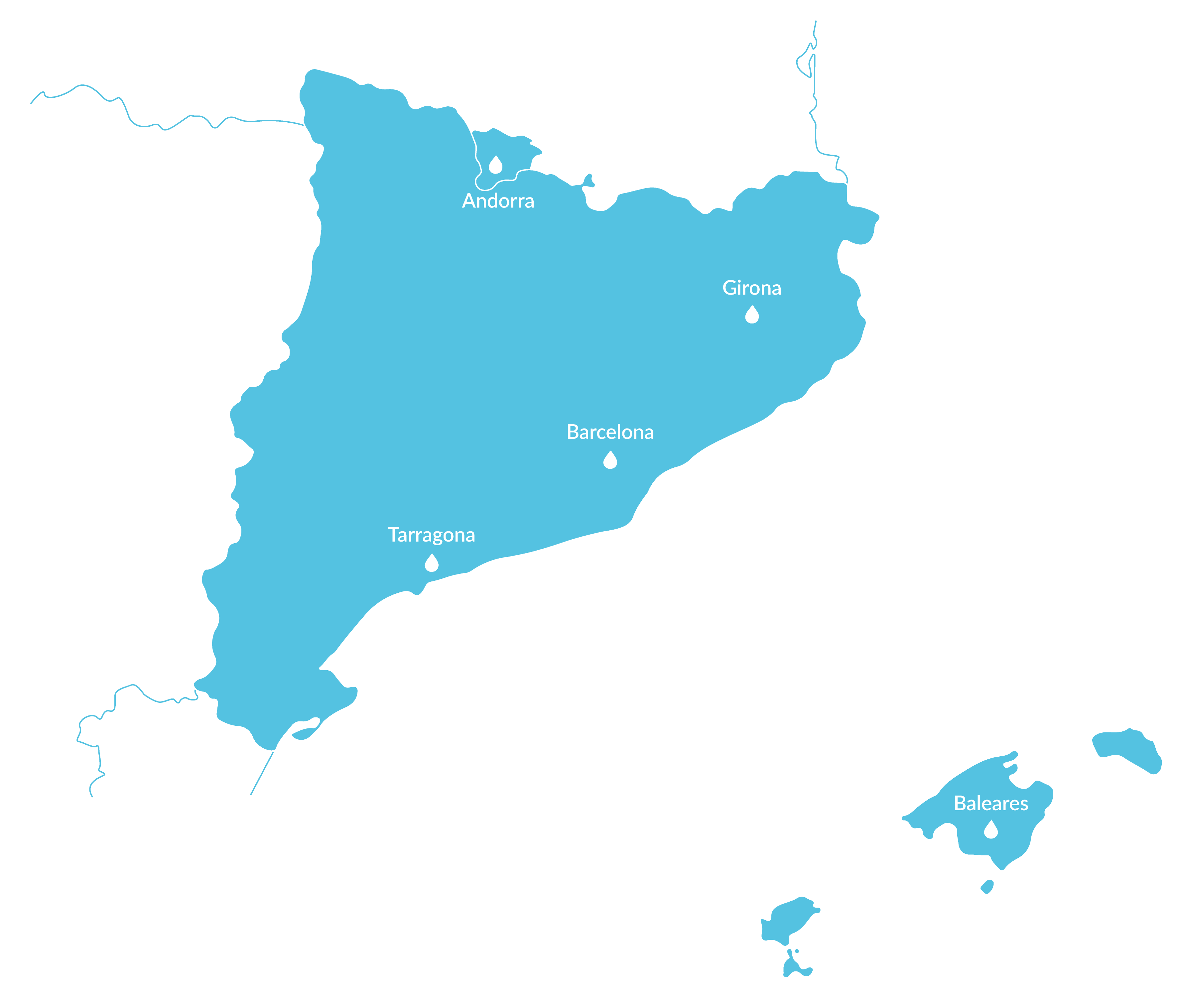mapa tot blau esp bordes